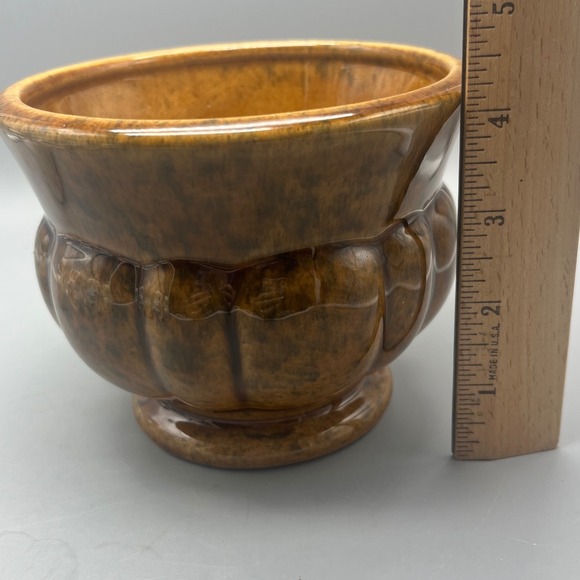 Vintage Haeger‎ Pottery Urn Planter Flower Pot Vessel Spatter Drip #667 - Picture 4 of 7